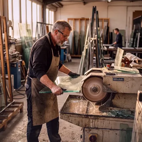 Werk Woll – Notverglasung nach Glasbruch